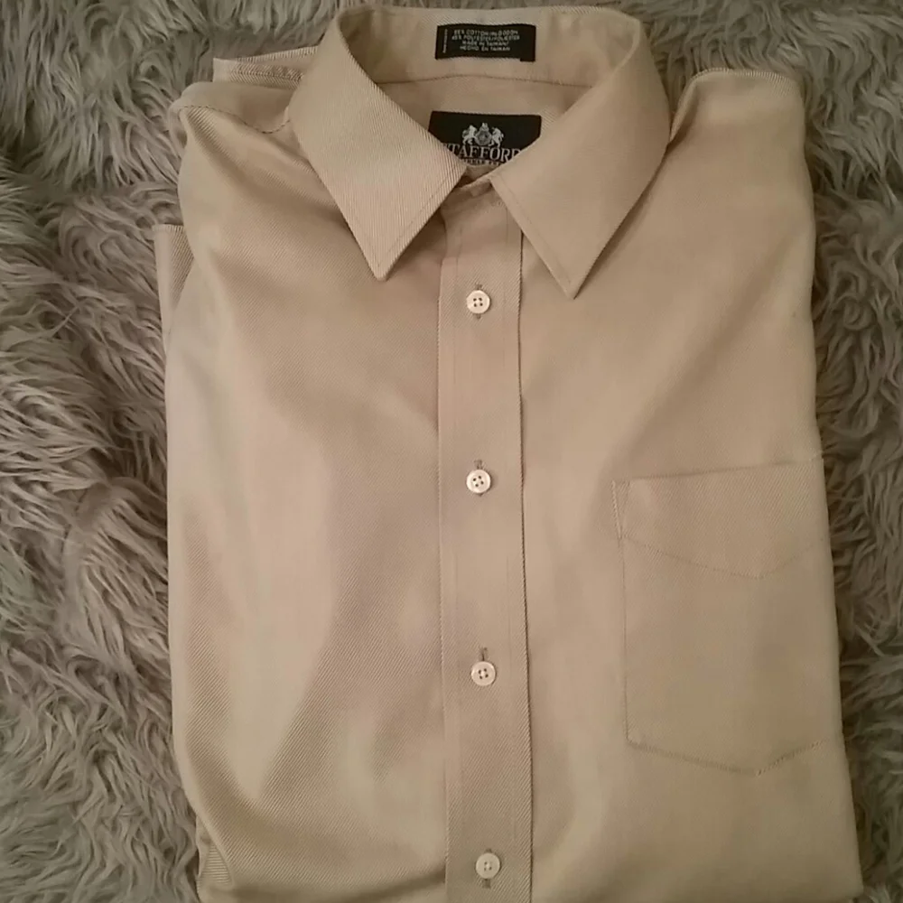 Stafford dress shirt, 34 -35 Men's - Picture 1 of 5